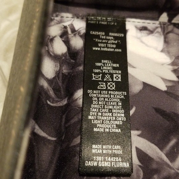 💕TED BAKER💕 CrossHatch Leather Jewelry Case - Picture 8 of 8